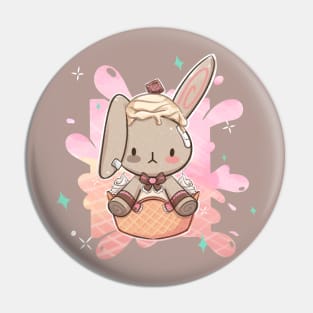 Raspberry Tiramisu Torami Bunny Pin