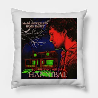 Hannibal Poster version 2 Pillow