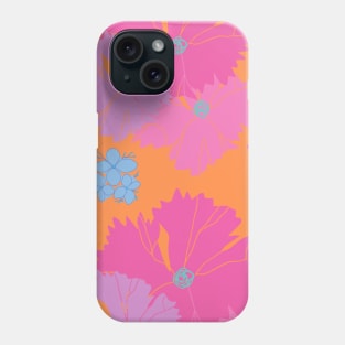 Bright and colorful floral print Phone Case