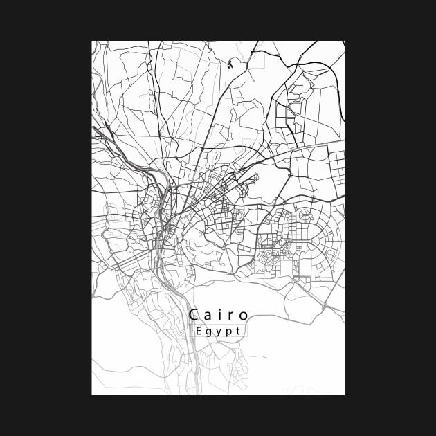 Cairo Egypt City Map by Robin-Niemczyk