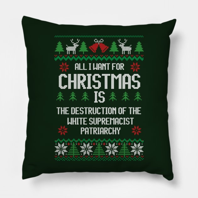 All I Want for Christmas Pillow by Jen Talley Design