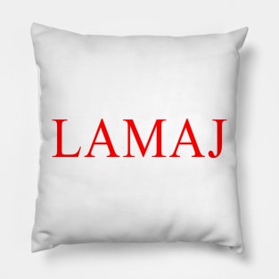 Lamaj Red Pillow