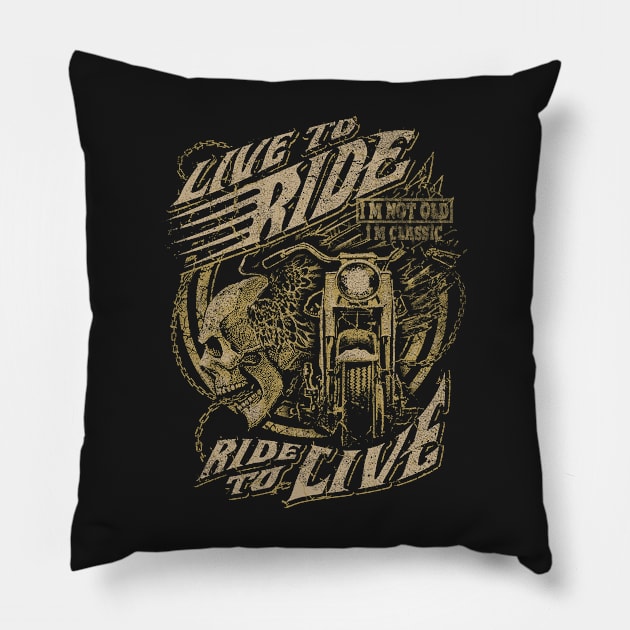 I'M Not Old I'M Classic Pillow by RedoneDesignART