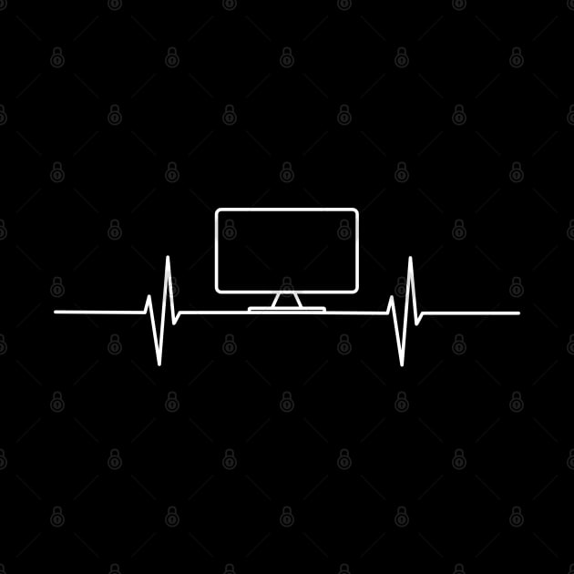 TV Heartbeat - White design by Warp9