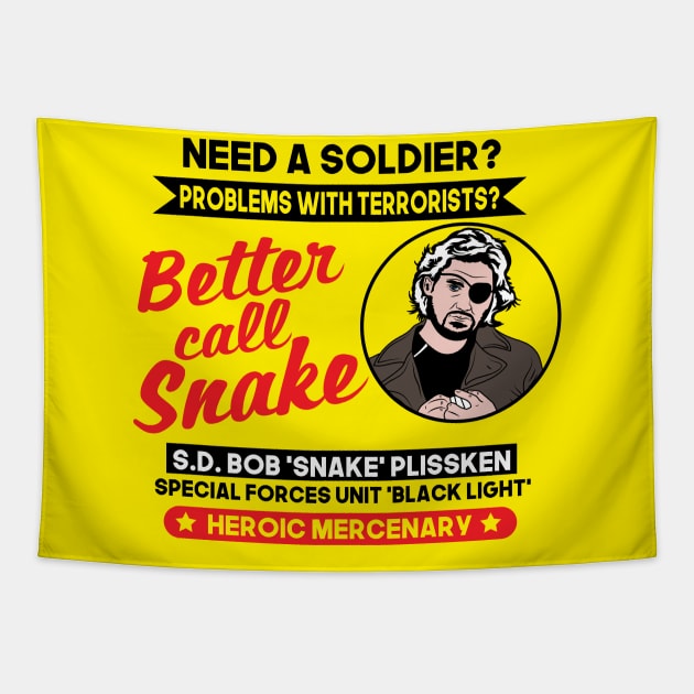 Better call Snake Tapestry by carloj1956