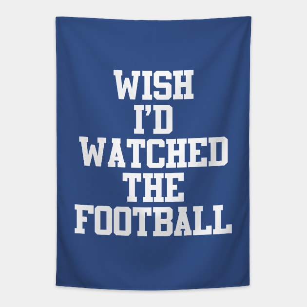 Wish I'd Watched The Football Tapestry by Rebus28