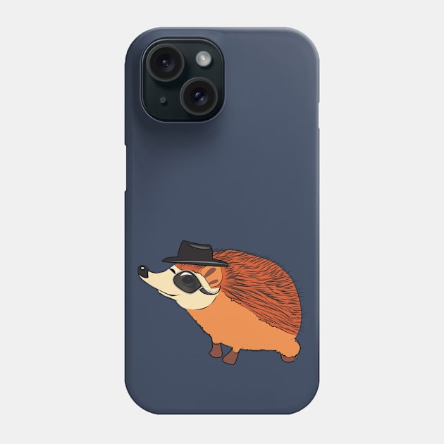 Hedgehog boy, gift on Saint Valentine's Day (14 February) Phone Case by PolinaPo