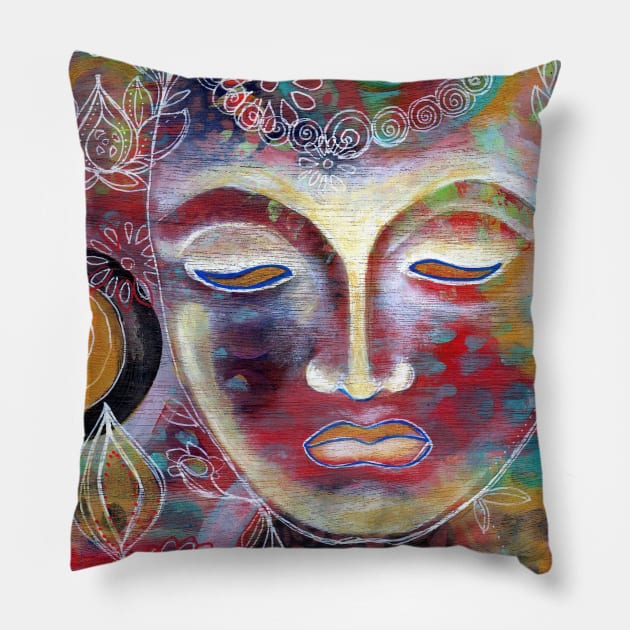 Buddha Pillow by gaea