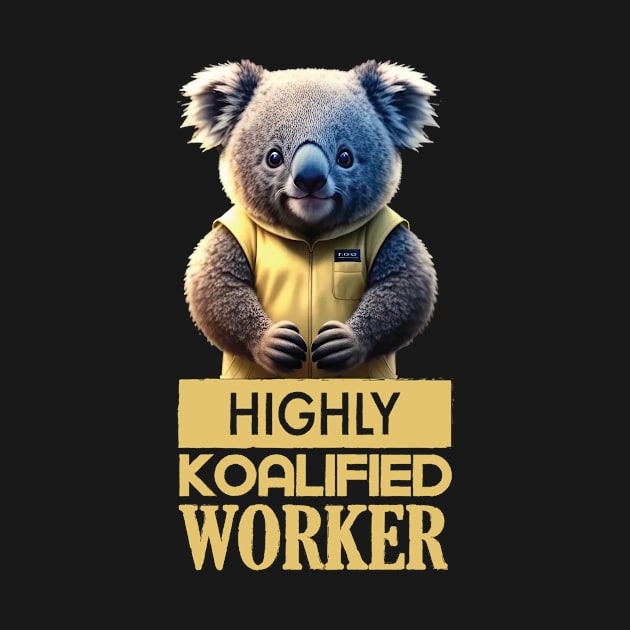 Just a Highly Koalified Worker Koala by Dmytro