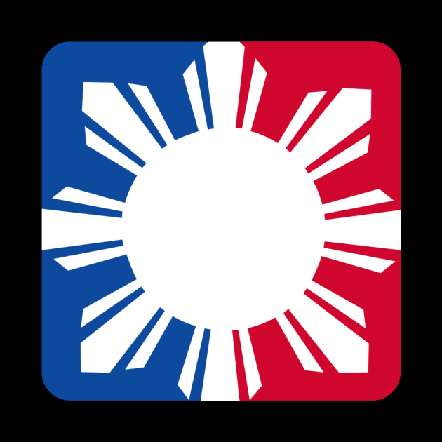 Filipino Red White Blue Sun by AiReal Apparel by airealapparel