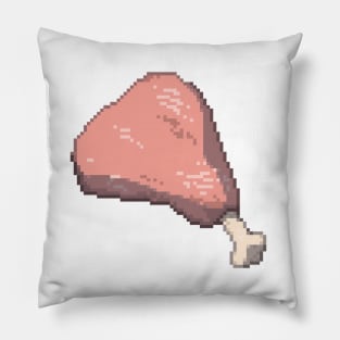 Raw bird drumstick botw Pillow