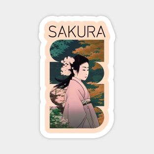 Sakura - Anime Girl Magnet