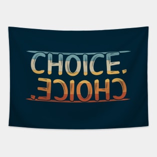 CHOICE. Casual Retro Lifestyle Statement Tapestry