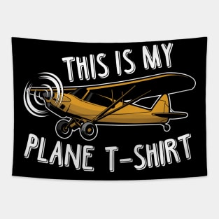 This is my plane tshirt Tapestry