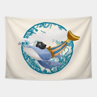 ballena Pirata Tapestry