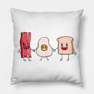 Let's All Go And Have Breakfast Pillow