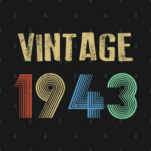 Vintage 1943 Birthday by Dirty Custard Designs 