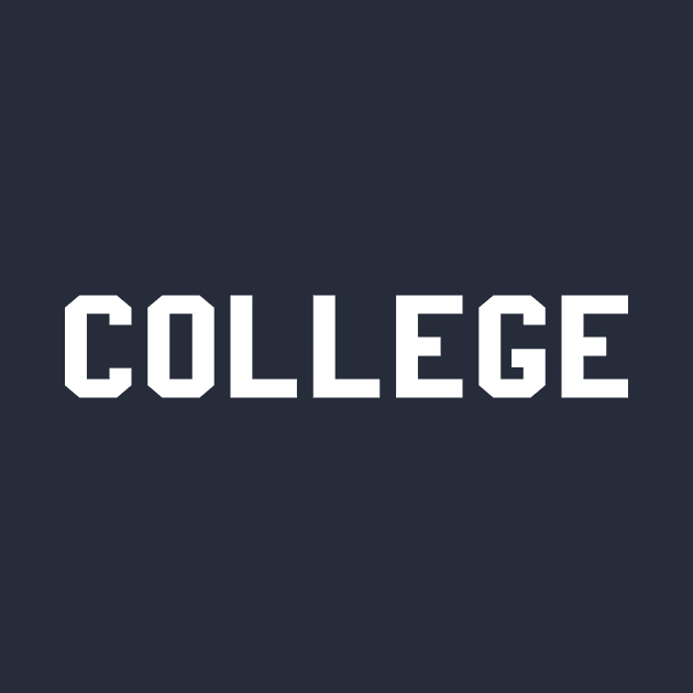 COLLEGE by jkieffer