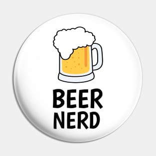 beer nerd Pin