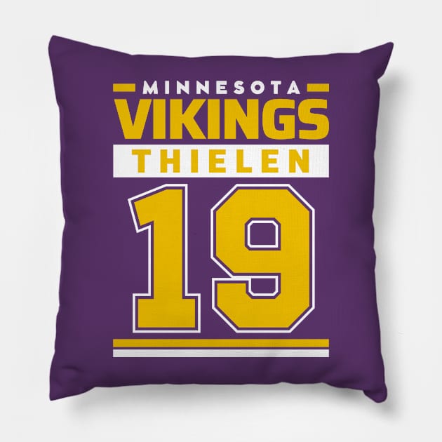 Minnesota Vikings Thielen 19 Edition Varsity 2 Pillow by ENTIN 