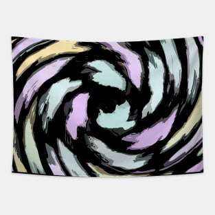 Swirl Of Pastel Hearts Pattern Tapestry