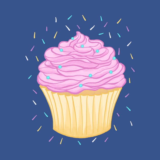 Tasty Cupcake and Sprinkles by Carabara Designs