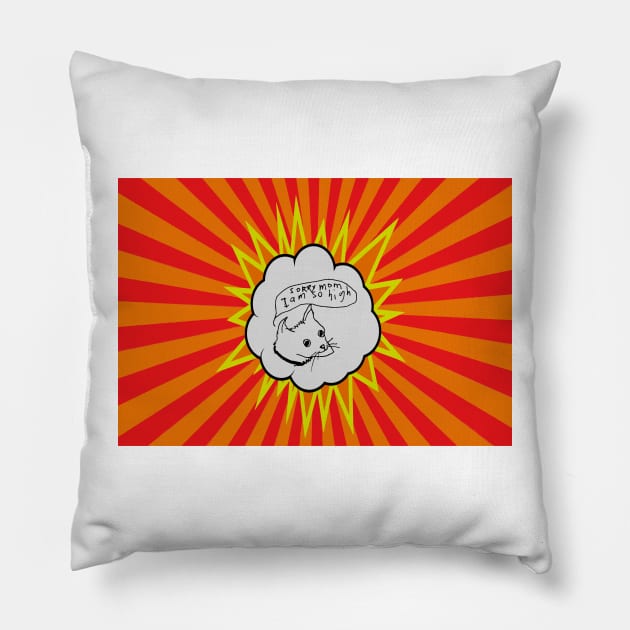 Sorry Mom Pillow by SophieGalleri