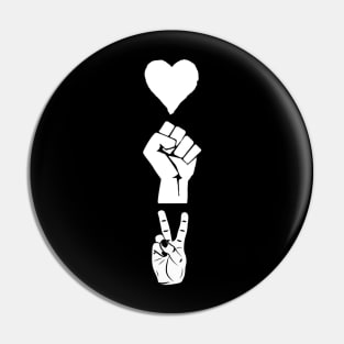 Love Fight Win Pin