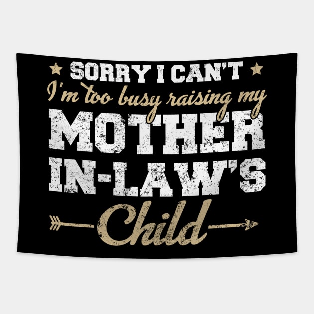 Sorry I Can't I'm Too Busy Raising My Mother In Law's Child Tapestry by Felix Rivera