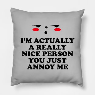 Funny Sarcastic Comments Pillow