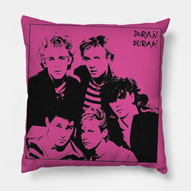 Duran Duran 1981 Exclusive Pillow by Pop Fan Shop