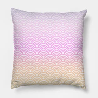Pastel Gradient Pattern Pillow