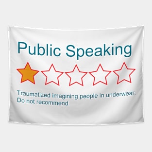 1-Star Rating: Public Speaking Tapestry