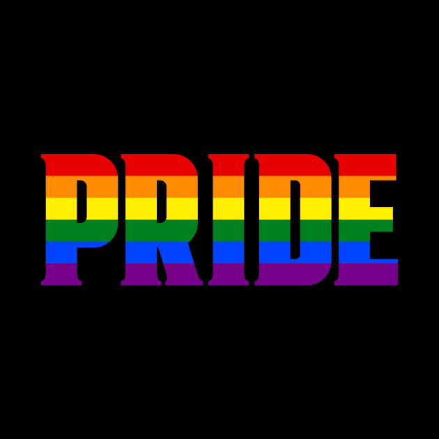 Pride Love Rainbow Font by sanseffort