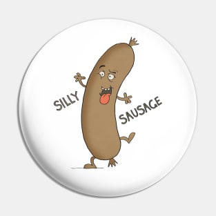 Silly Sausage Pin