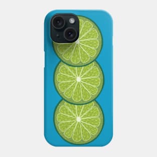 Fresh lime slice pattern Phone Case