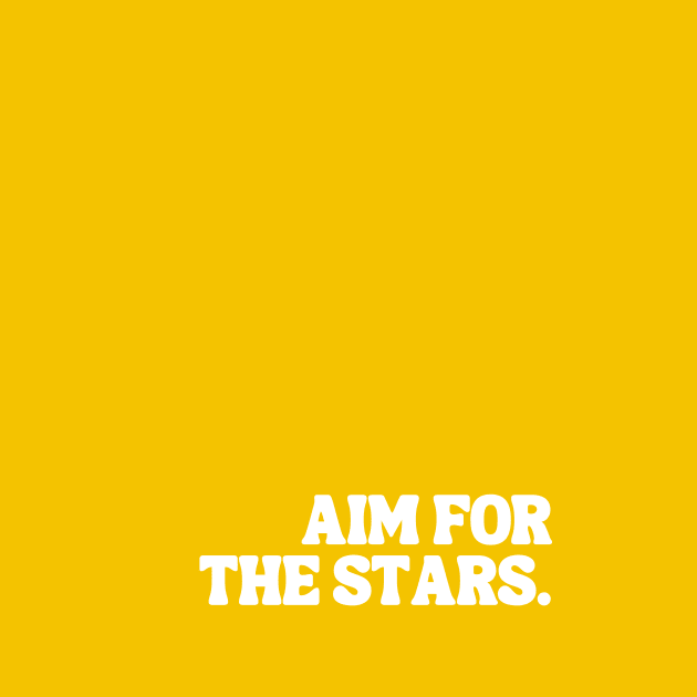 Yellow Aim For The Stars by April Twenty Fourth