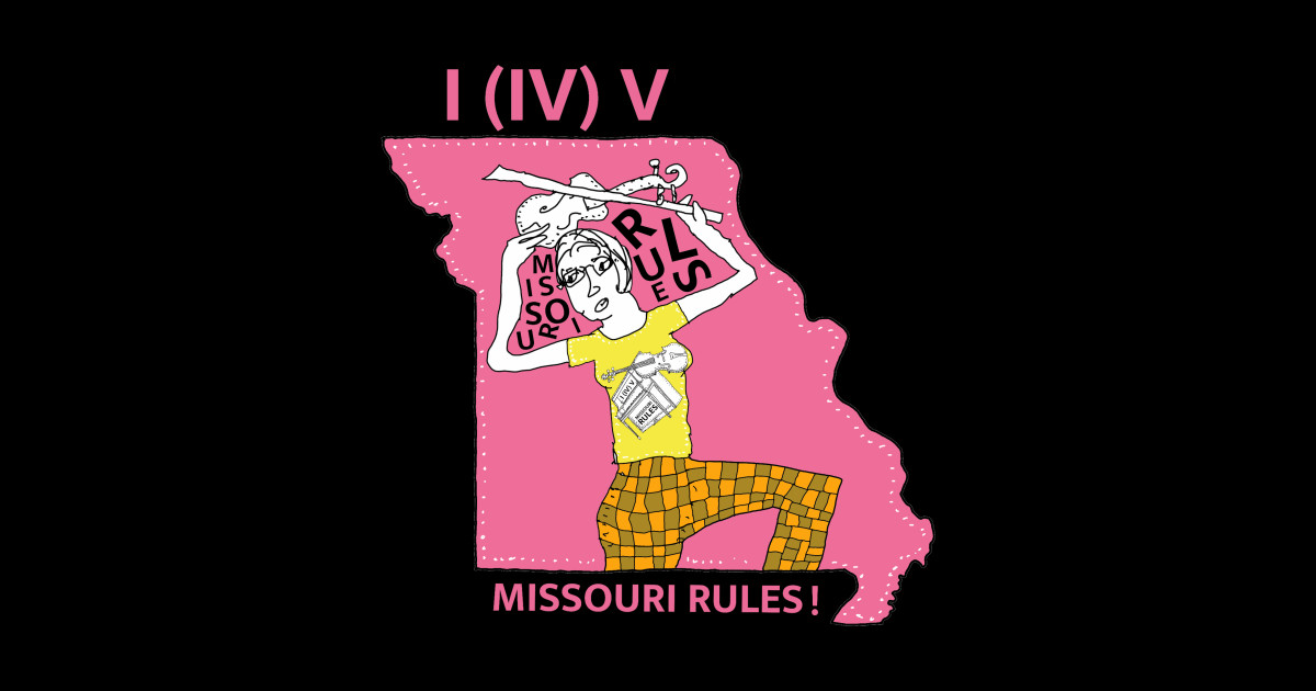 Missouri Rules! Missouri Sticker TeePublic