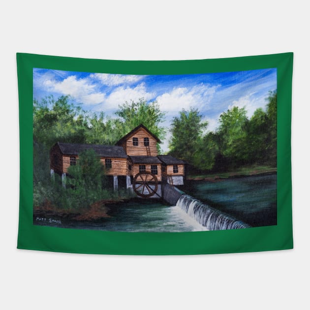 The Old Roller Mill Tapestry by Matt Starr Fine Art