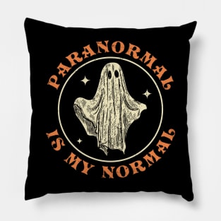 Paranormal is my Normal Investigator Ghost Hunter Halloween Pillow