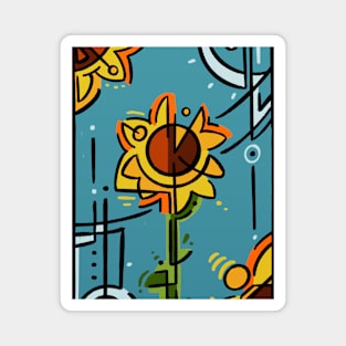 Sunflower Dreams Field Magnet