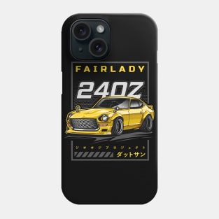 Vintage Car Fairlady 240Z (Yellow) Phone Case