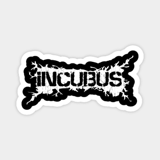 White Distressed - Incubus Magnet