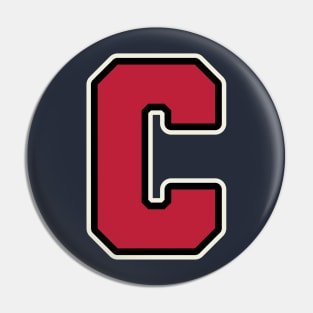 C initial logo Pin