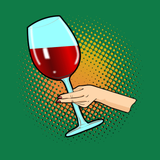 Big Glass of Red Wind T-Shirt