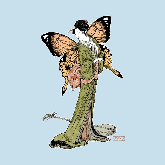 Butterfly Geisha by ZugArt01