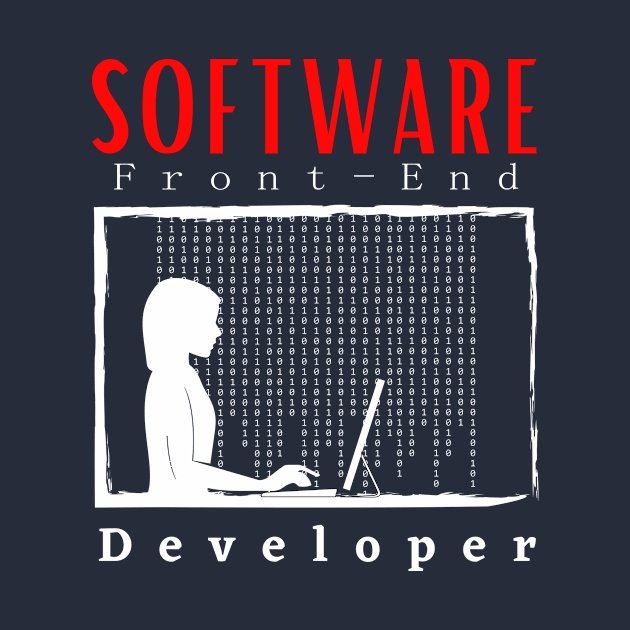 Software Front-End Developer motivational design by Digital Mag Store