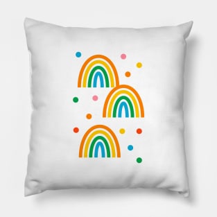 Primary Rainbows Pillow