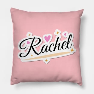 Rachel name cute design Pillow