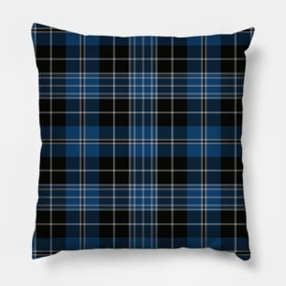 Clergy Blue Plaid Tartan Scottish Pillow